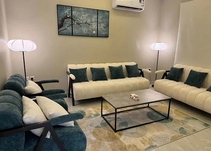 Elegant Apartment In Al-Narjis شقة أنيقة بثلاث غرف وصالة تسجيل ذاتي